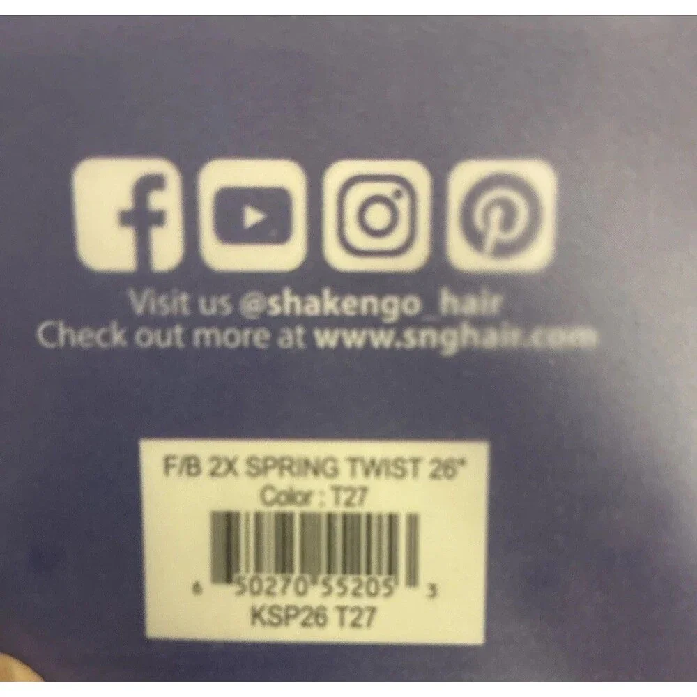 Freetress Synthetic Hair Extensions 2X SPRING TWIST 26